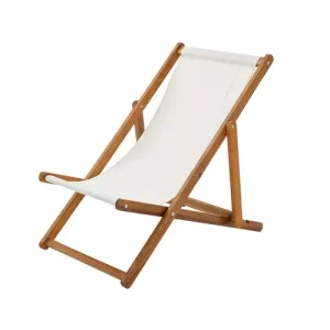 Кресло-шезлонг из акации CAPRI бежевый